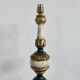 Large baroque lamp in polychrome wood, 1960s