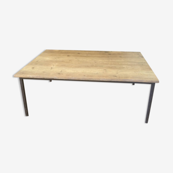 Table basse bois et fer