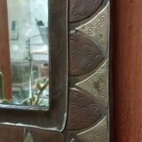 Moroccan copper and brass mirror from the 70s/80s
