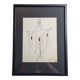 Fashion sketch, original drawing, monogrammed by Jean Eden, 30 x 40 cm