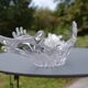 Centre de table, coupe en cristal
