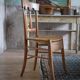Old straw chair