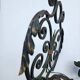 Ancienne paire d'appliquer fer forgé style baroque