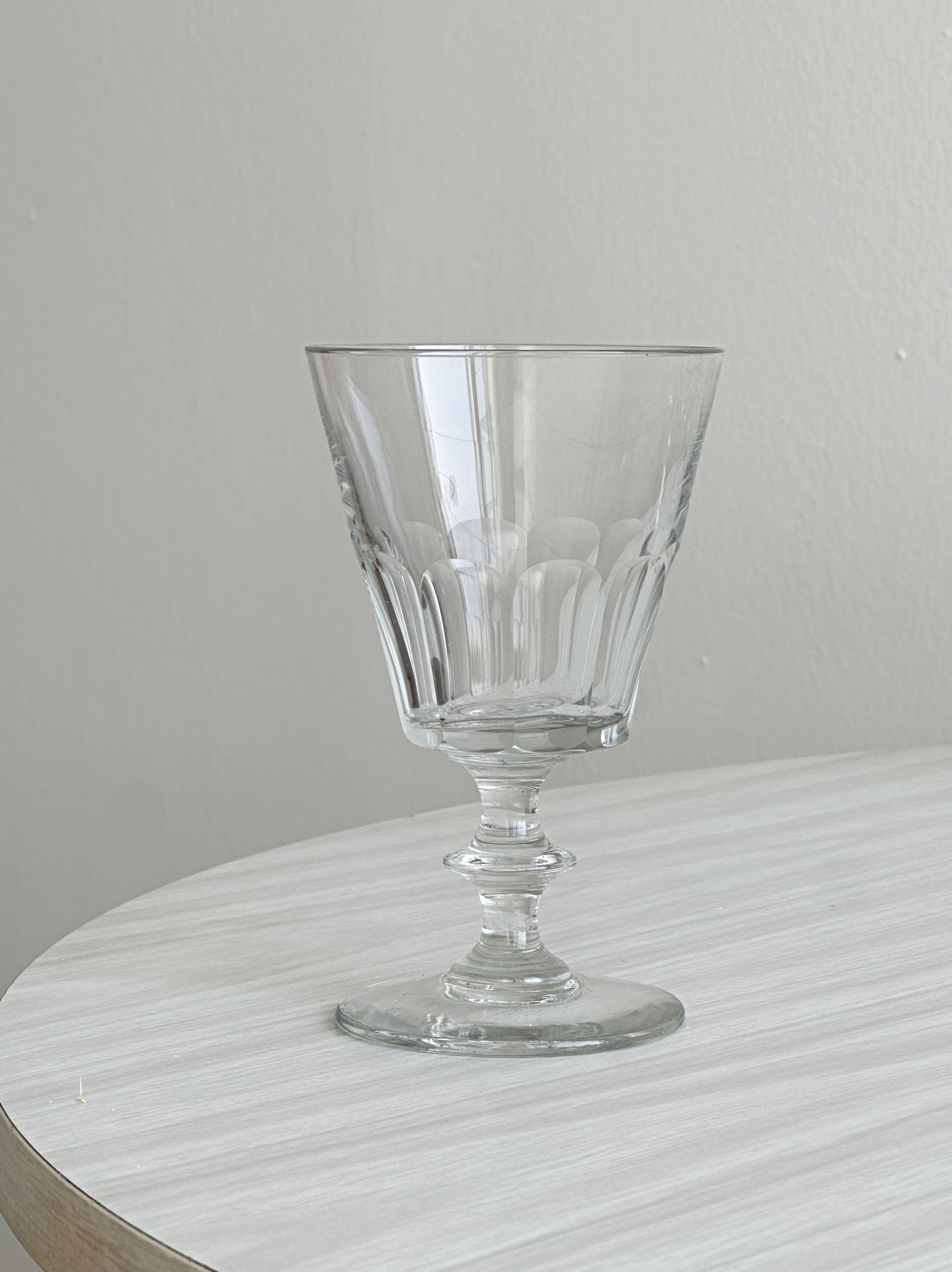 6 glass stemware glasses