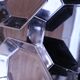 7 black soup plates Arcoroc Octime, vintage, France