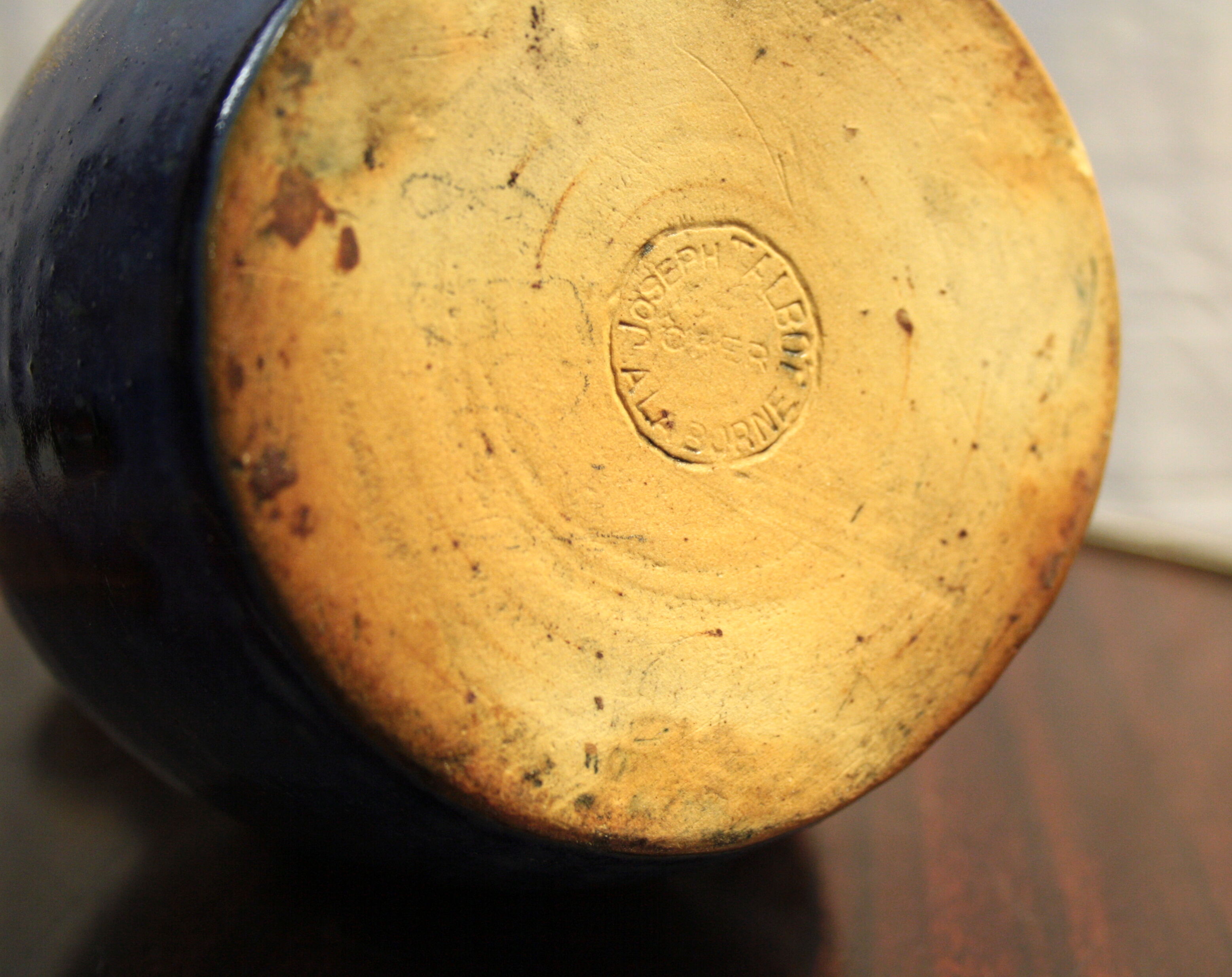 Enameled jug Joseph Talbot 30 years