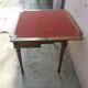 Console and table game at the end of the XIX century Walnut