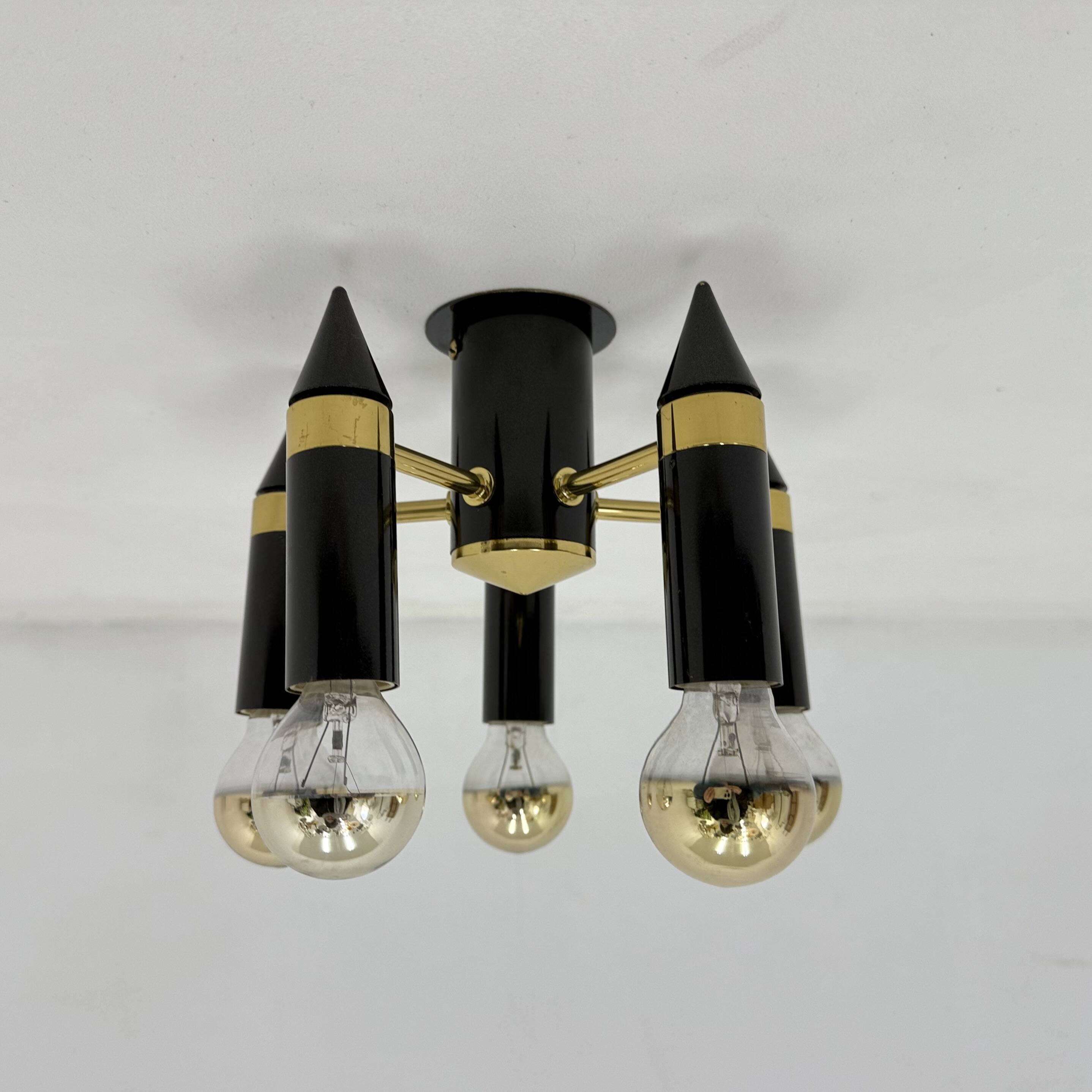 Plafonnier vintage Schmitz leuchten, Allemagne 1970