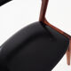 Chaise Fire en teck design par Kai Kristiansen pour Schou Andersen, design scandinave.