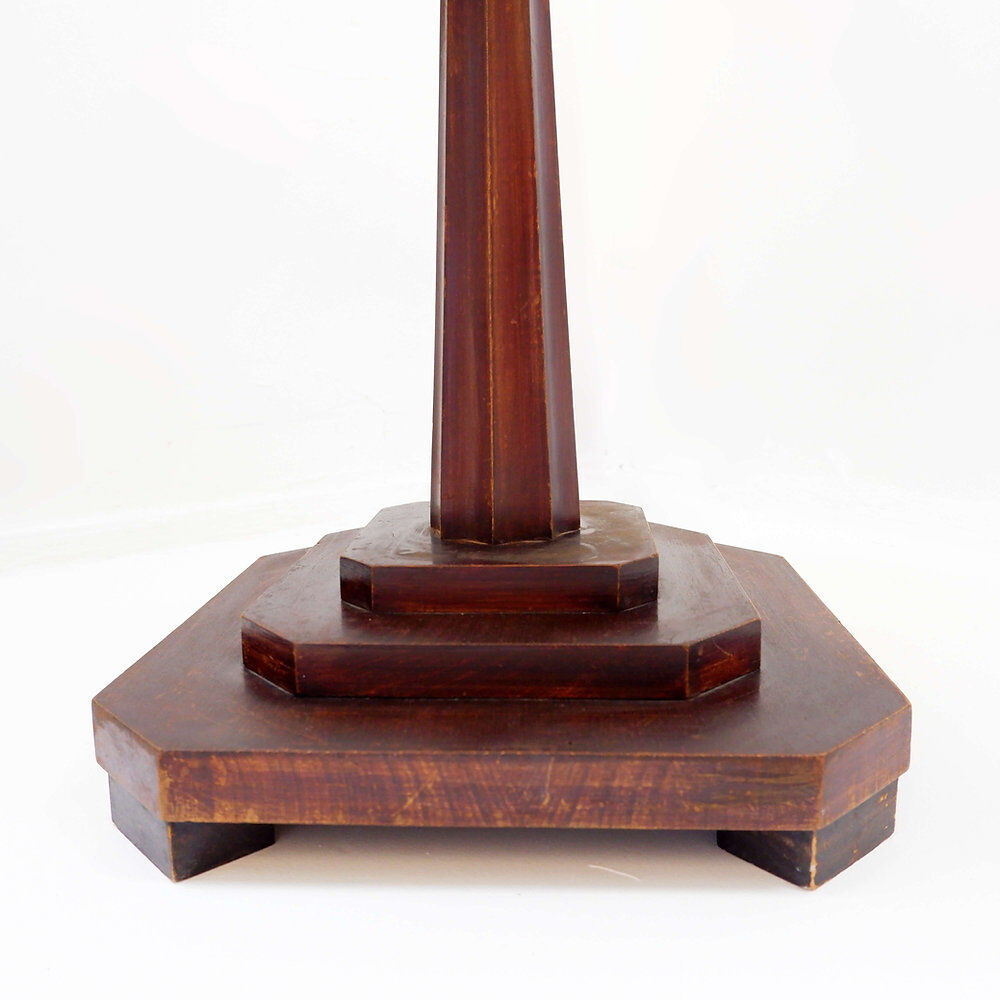 Table piédestal octogonale art déco française - années 1930