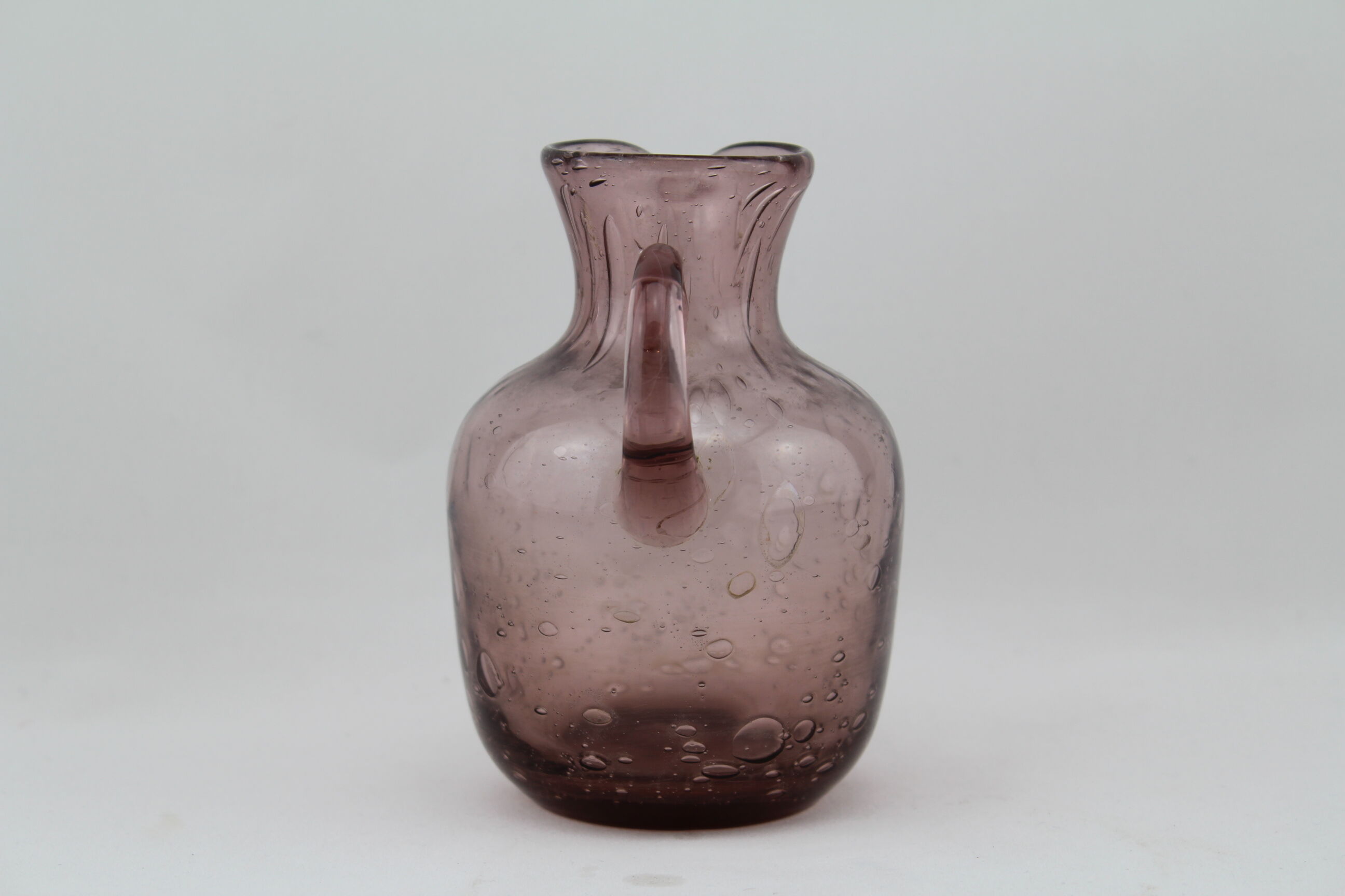 Milk/cream Biot bubble glass jar, pitcher