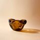 Modern vintage glass bowl Gyula Budveszel Hungary 1990s
