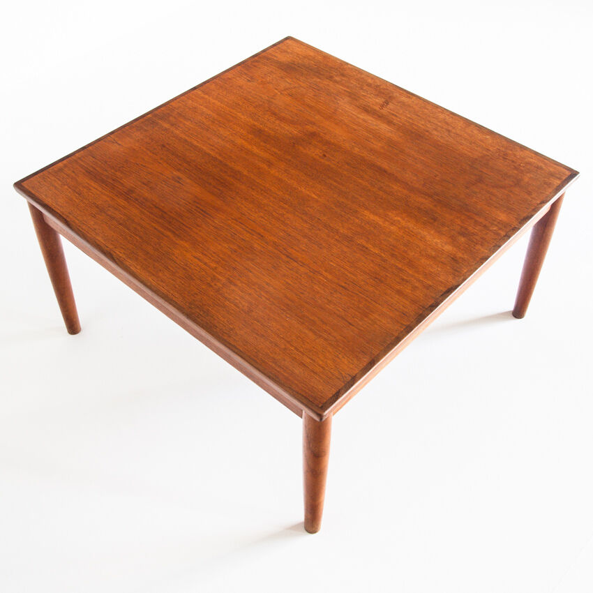 Vintage coffee table scandinavian style teak. france 1960