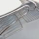 Set of 4 vintage Italian chairs by Gastone Rinaldi in chrome metal.