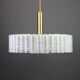 Large frosted glass chandelier tubes from Murano by Doria, Germany, 1970s.