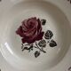 Set of 6 antique deep plates Badonviller Germaine