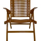 Vintage set of four Rex Plywood folding chairs by Niko Kralj design 1950