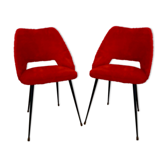 Pair of vintage barrel chairs