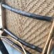 Fauteuil en rotin d'époque