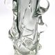 Large Murano Vase Smoked Glass Sculptural 31.5cm 3.1kg
