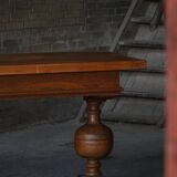 Baroque writing desk from the 1920s in solid oak, by a Danish cabinetmaker.