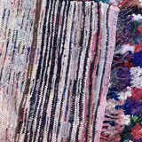 Tapis Marocain Boucherouite coloré - 138 x 260 cm