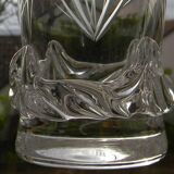 Lot de 6 verres à orangeade en cristal de daum france. modèle sorcy gravé.