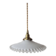 Suspension en opaline dentelée