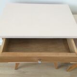 Lot of two vintage bedside tables