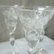 4 thick-cut crystal port glasses, Roemer Rhin, are from France.