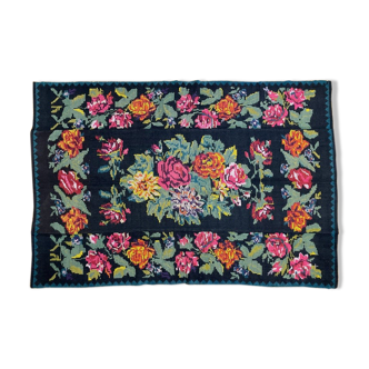 Gorgeous floral handwoven carpet