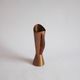 Copper and teak vase by Dahlmann, Germany 1950s