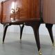 Mid-century Italian bedside tables with glass tops, 1950s