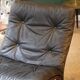 Fauteuil Siesta, Ingmar Relling, cuir anthracite