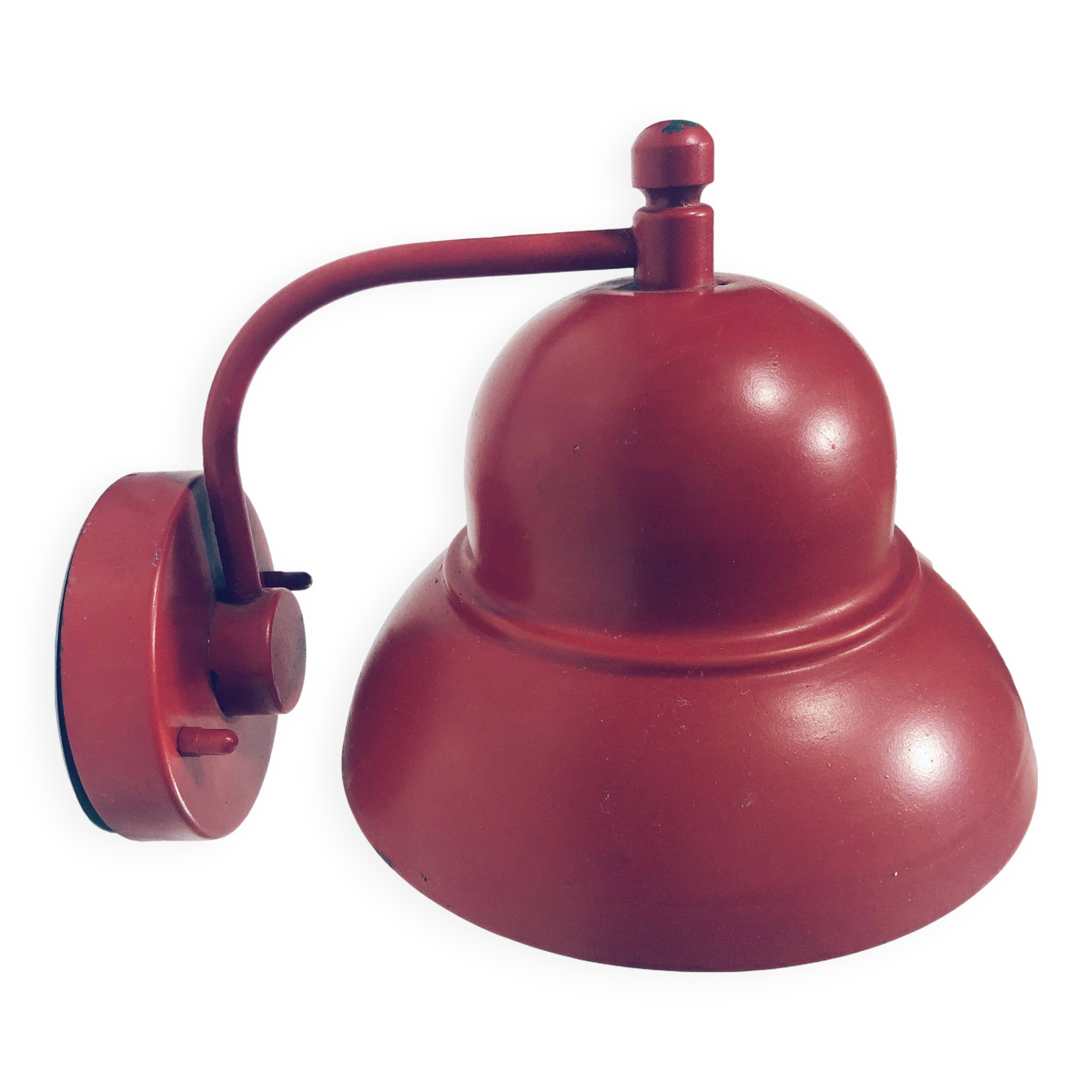 Vintage Industrial Wall Light • Bell • Indoor/Outdoor • 1960