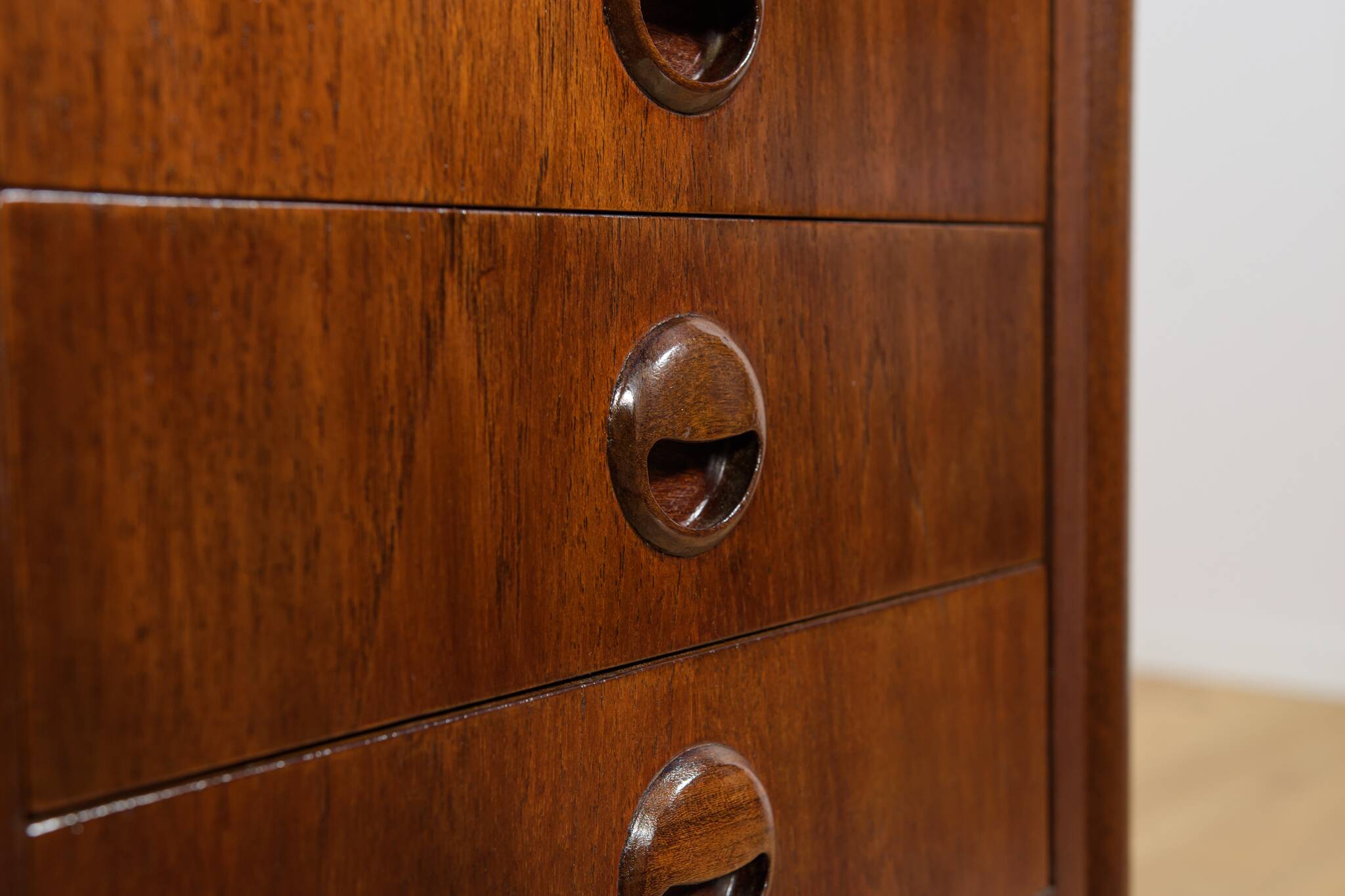 Mid-Century Freestanding Teak Desk, Denmark, 1960s