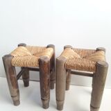 Pair of mini mulched stools
