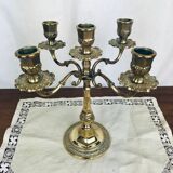 5-branch bronze chandelier