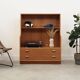 Ash bookcase, Danish design, 70's, production: Børge Mogensen