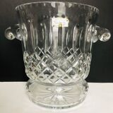 Seau à champagne en cristal taillé