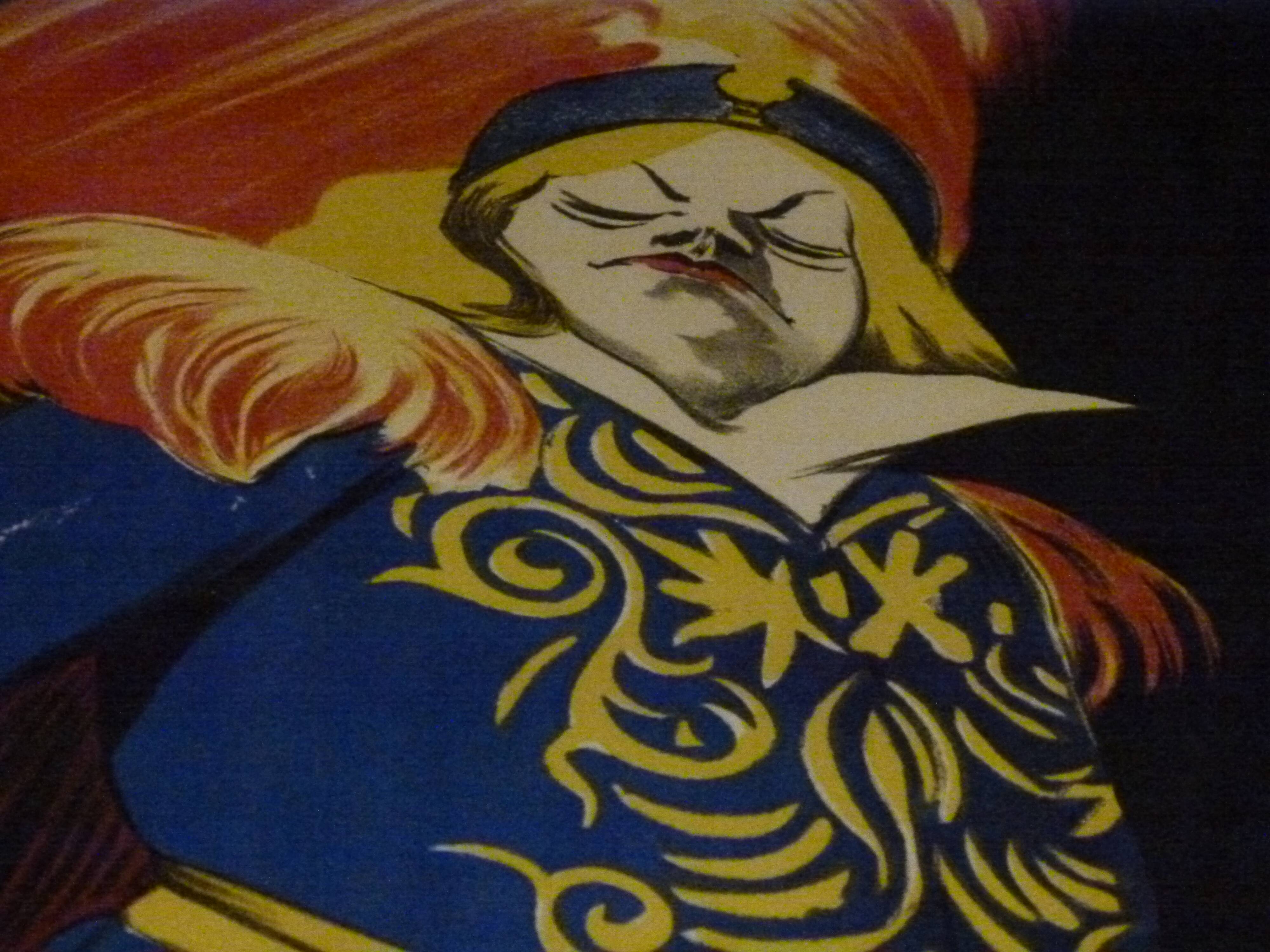 Original poster aigua de vilajuiga by leonetto cappiello