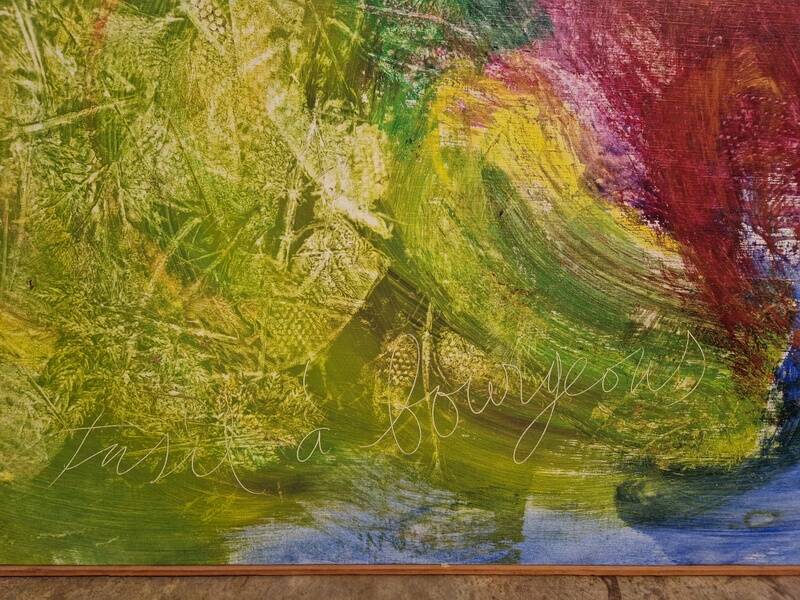 Jean Messagier (1920-1999) - Oil on canvas - Bud rifle