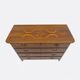 Chest of Drawers in Solid Italian Walnut with Maple Inlays, late 18th