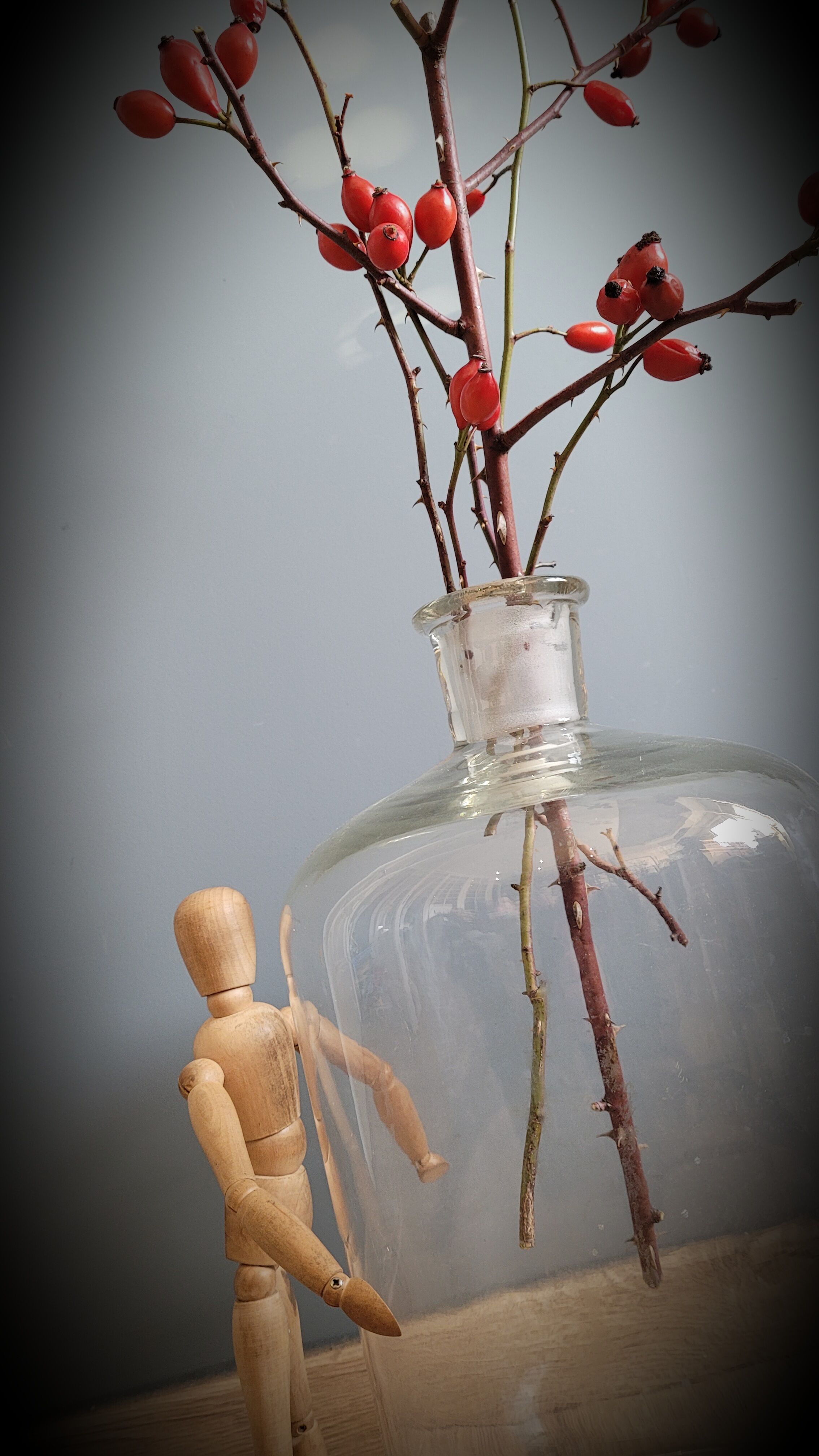 Transparent 10L apothecary bottle