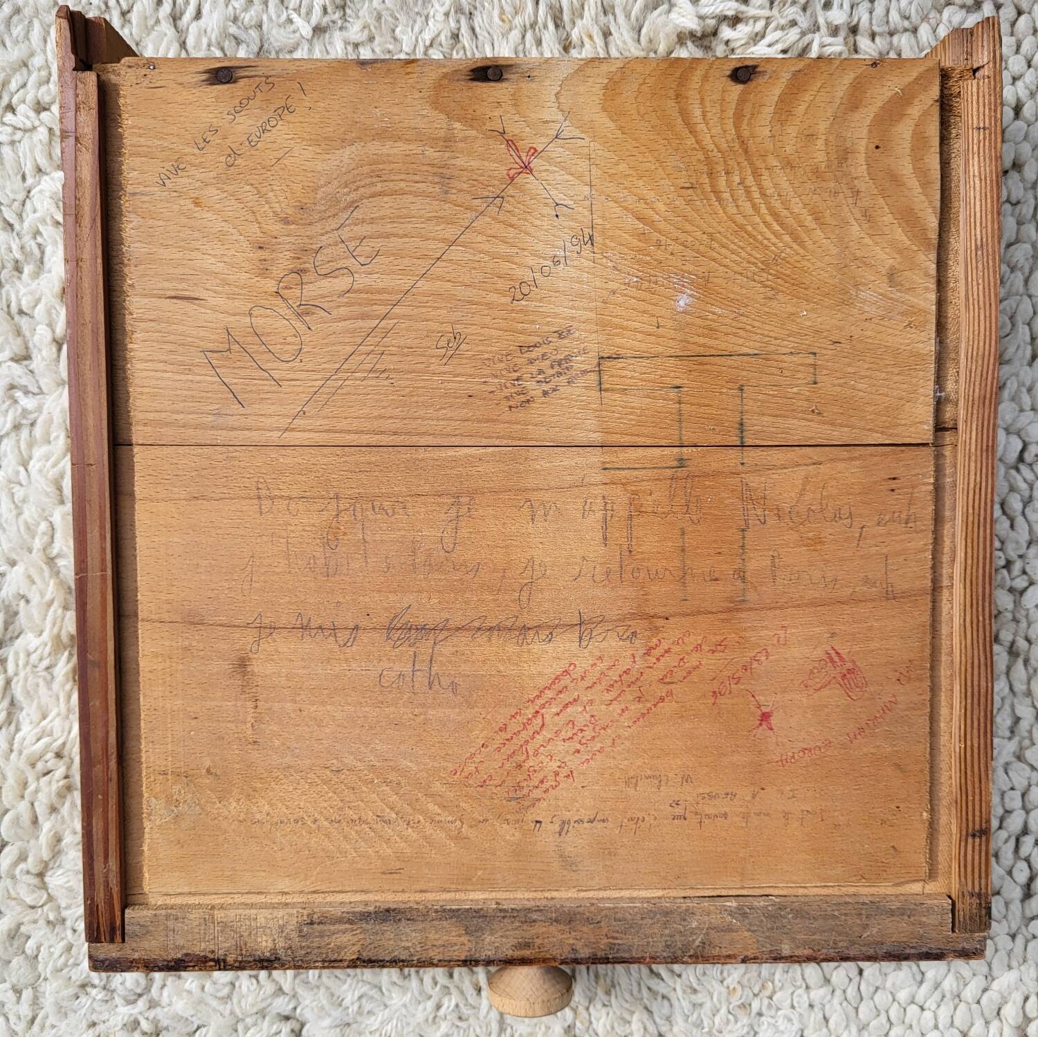 Table bureau Art Déco "Scout toujours"
