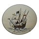 Longwy plate no. 446 signed Mignon