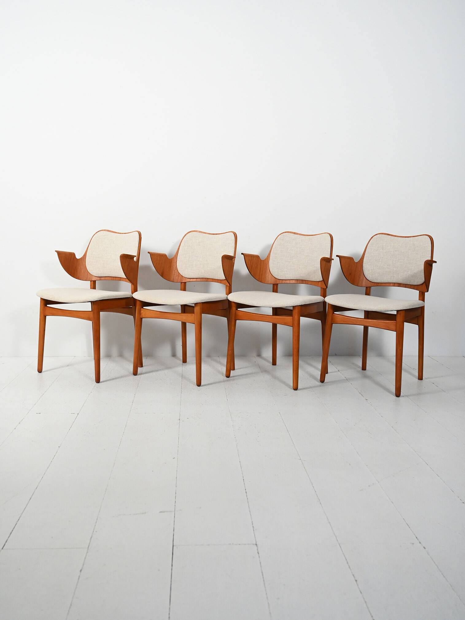 Set of four Danish chairs by Hans Olsen