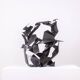 Jean Campa. Abstract sculpture in patinated iron. 1980s.