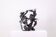 Jean Campa. Abstract sculpture in patinated iron. 1980s.