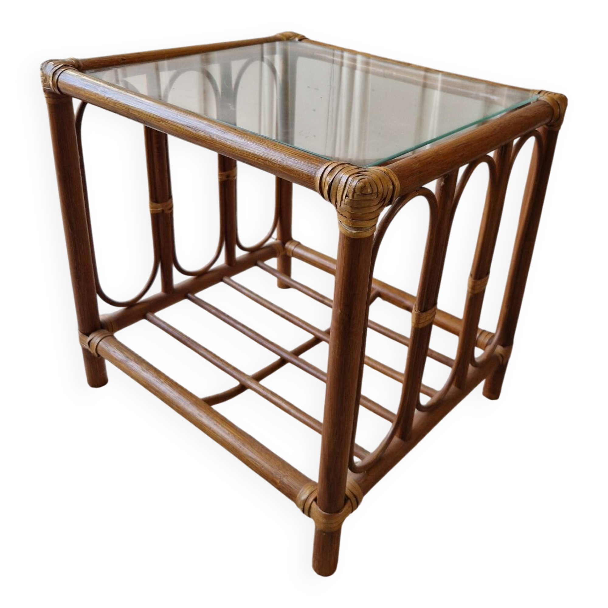 Occasional Coffee Table in Rattan
